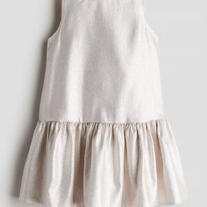 H&M Shimmering Cream Formal Dress for Kids